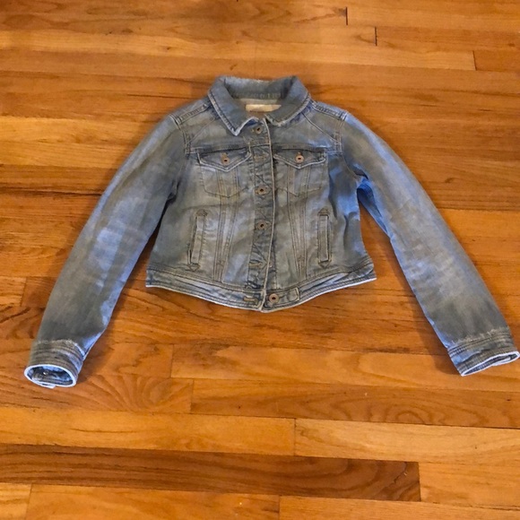 Anthropologie slim fit jean jacket size xs - Picture 1 of 8
